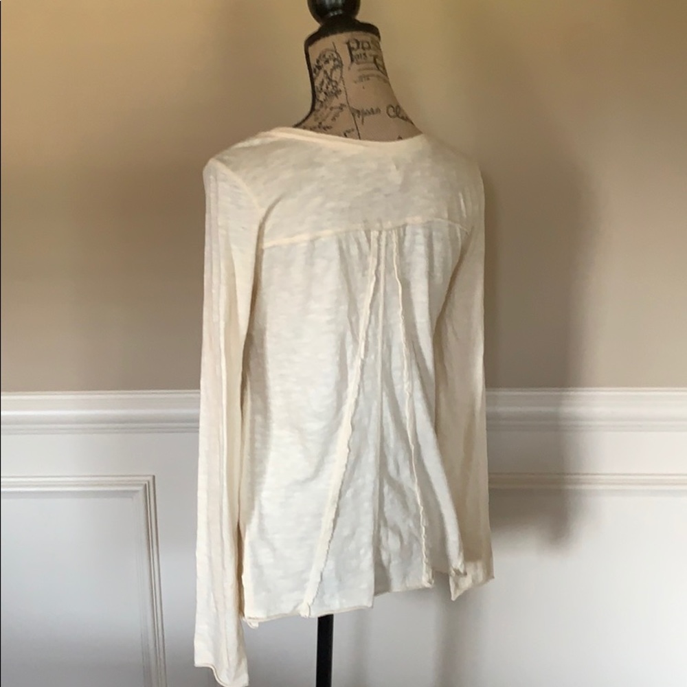 ✨Free People Lightweight Beaded Long Sleeve Top - Picture 2 of 8